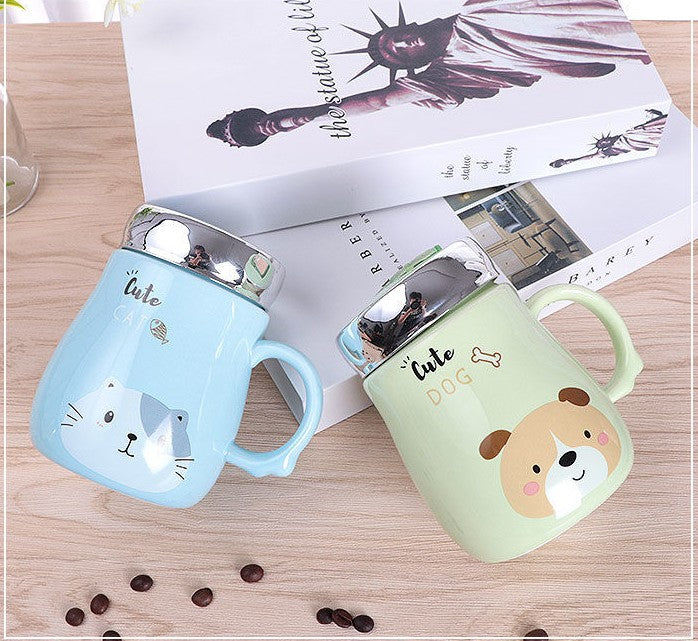 Cute ceramic cup creative mug