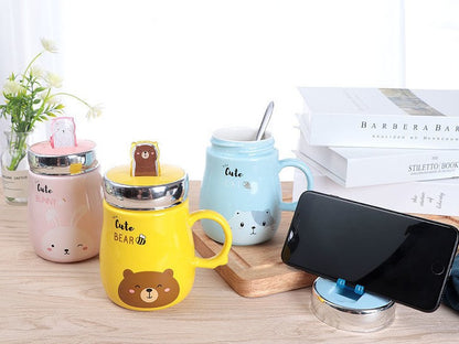 Cute ceramic cup creative mug